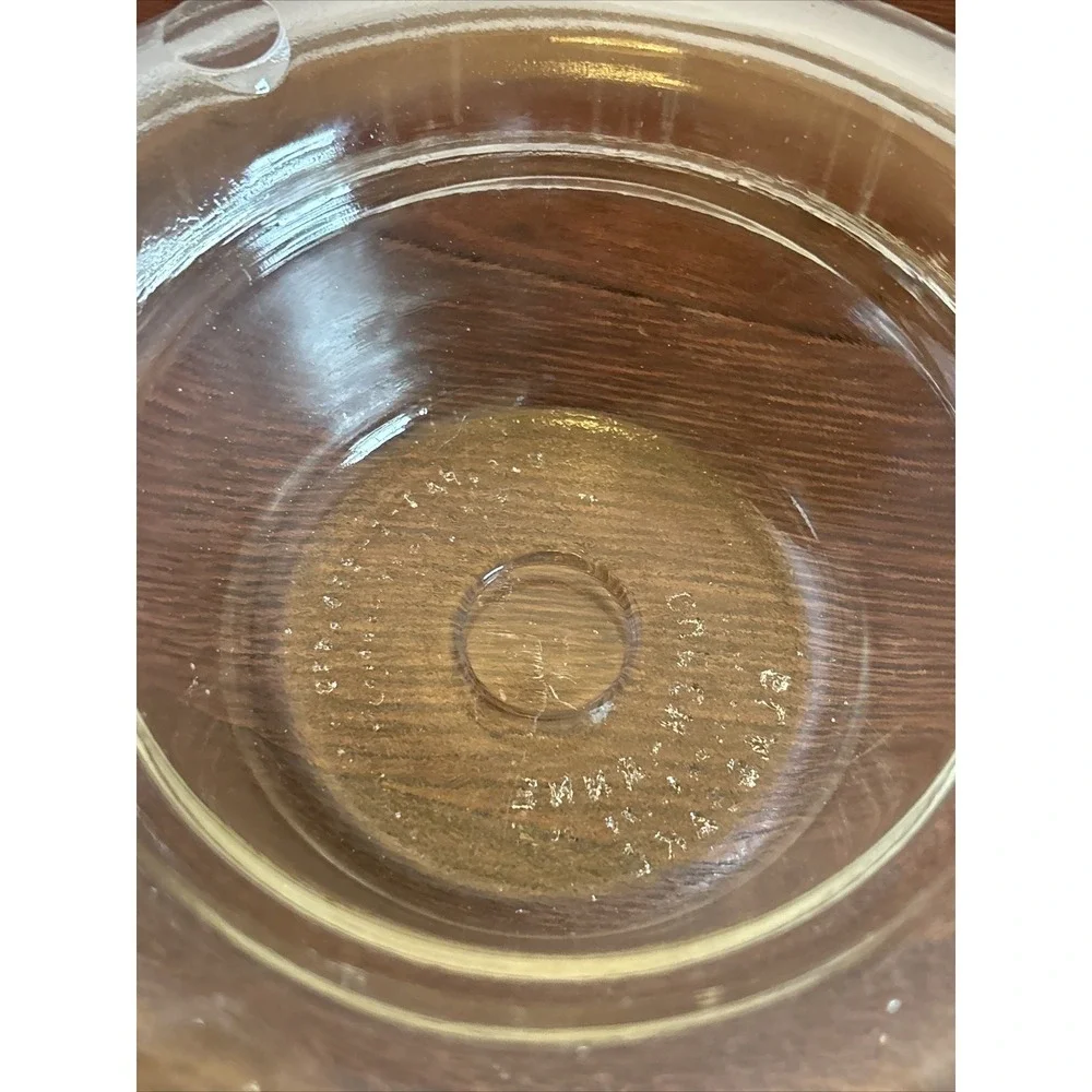 1940'S‎ Glass Queen Anne Glass bake Jell-O Mold Bundt Cake Baking Pan Dish USA